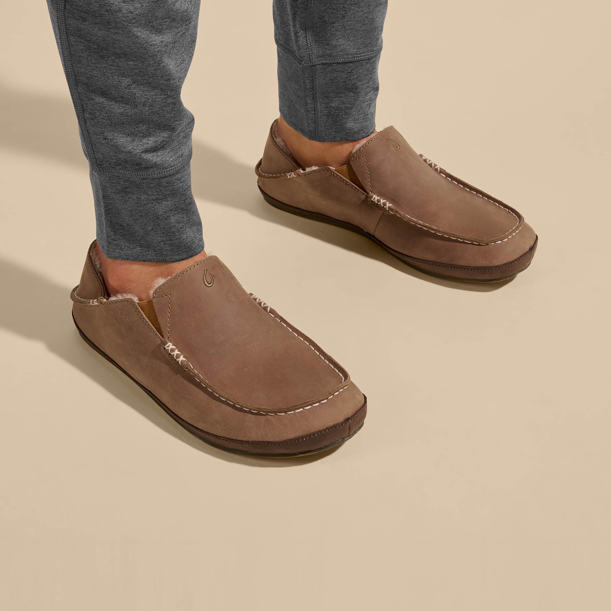 Moloā Slipper - Toffee / Dark Wood - Image 2