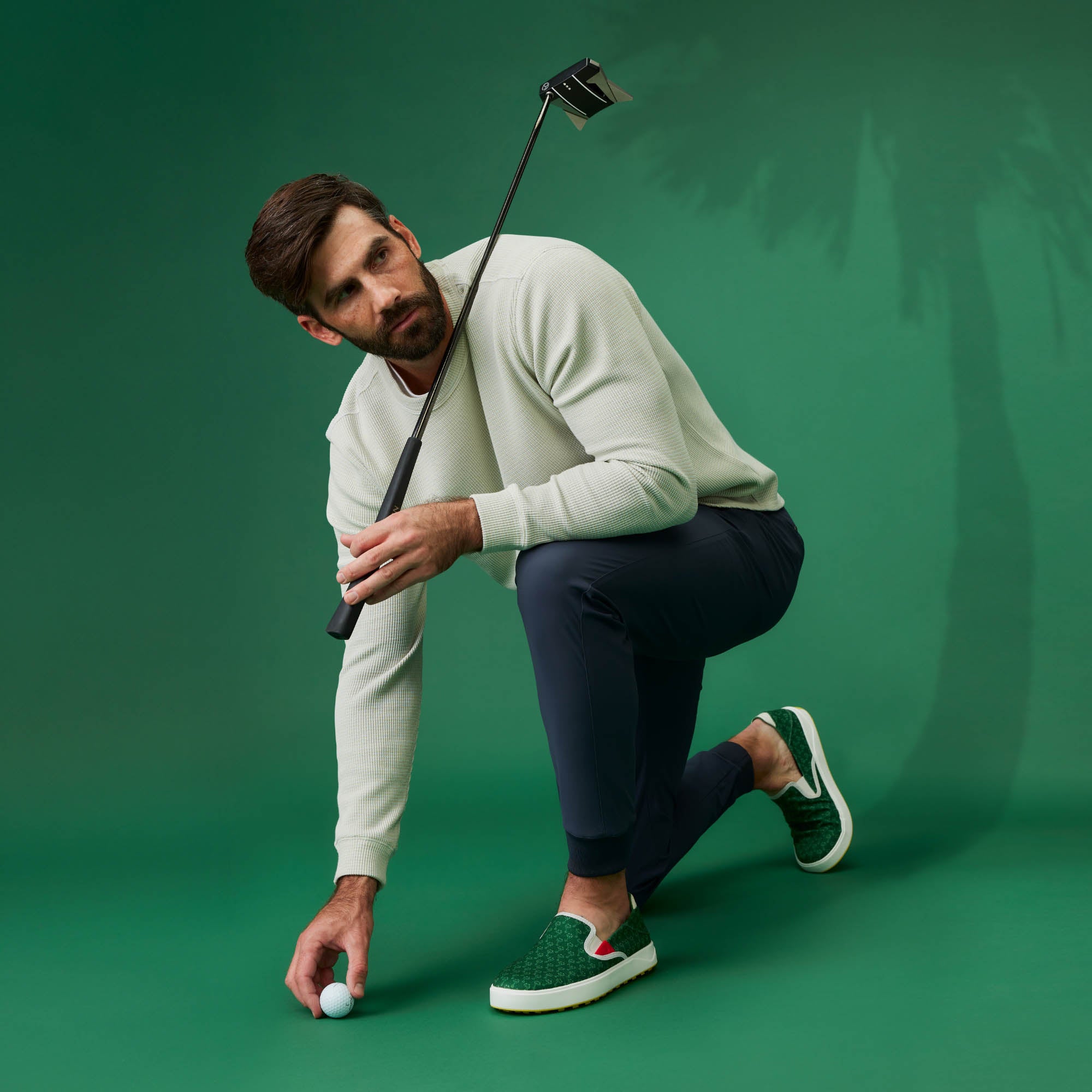 Wai‘alae Slip On  -  Palm / Bright White - Image 3