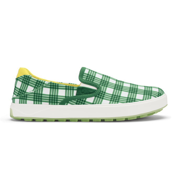 Wai‘alae Slip On - Medium Green / Bright White