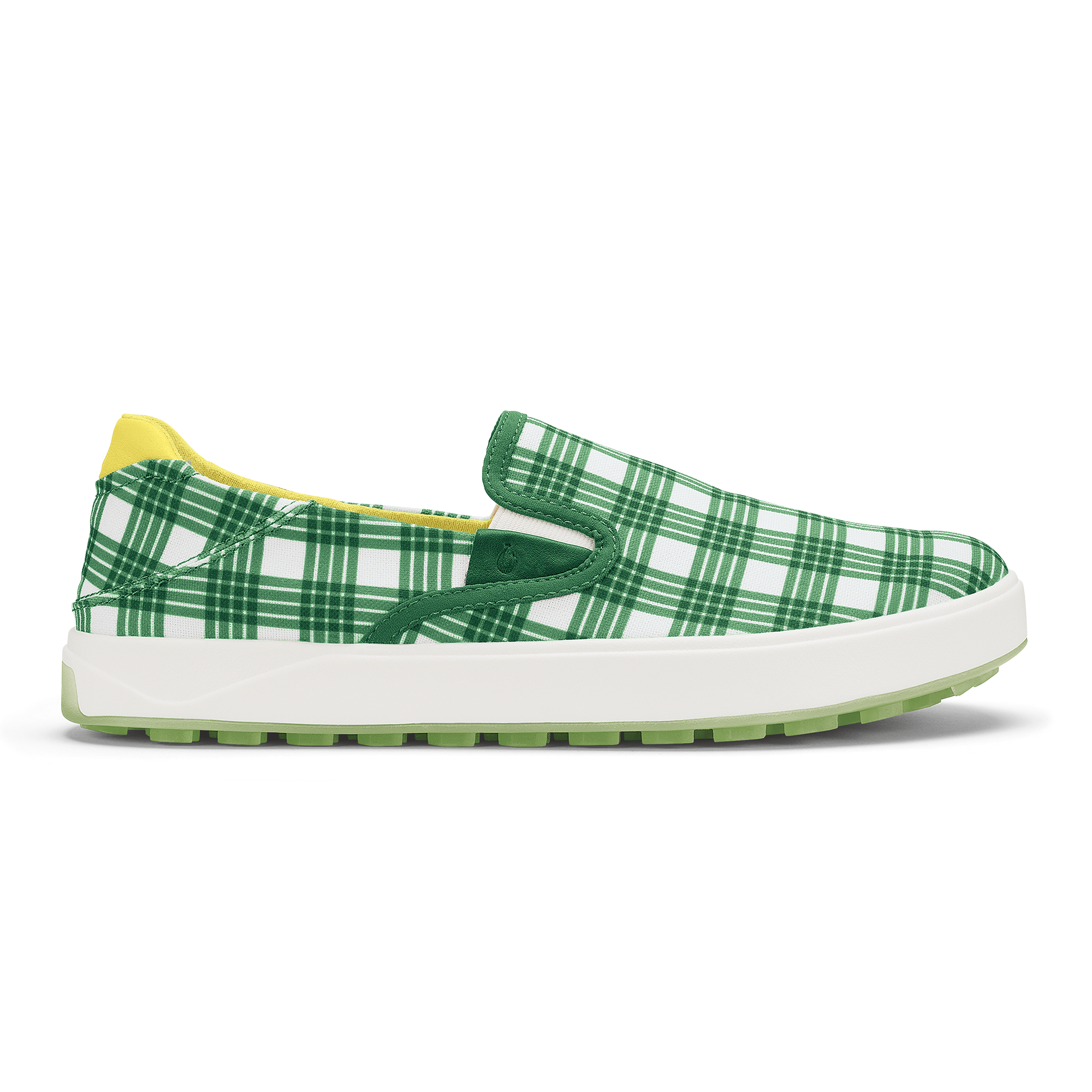 Wai‘alae Slip On - Medium Green / Bright White