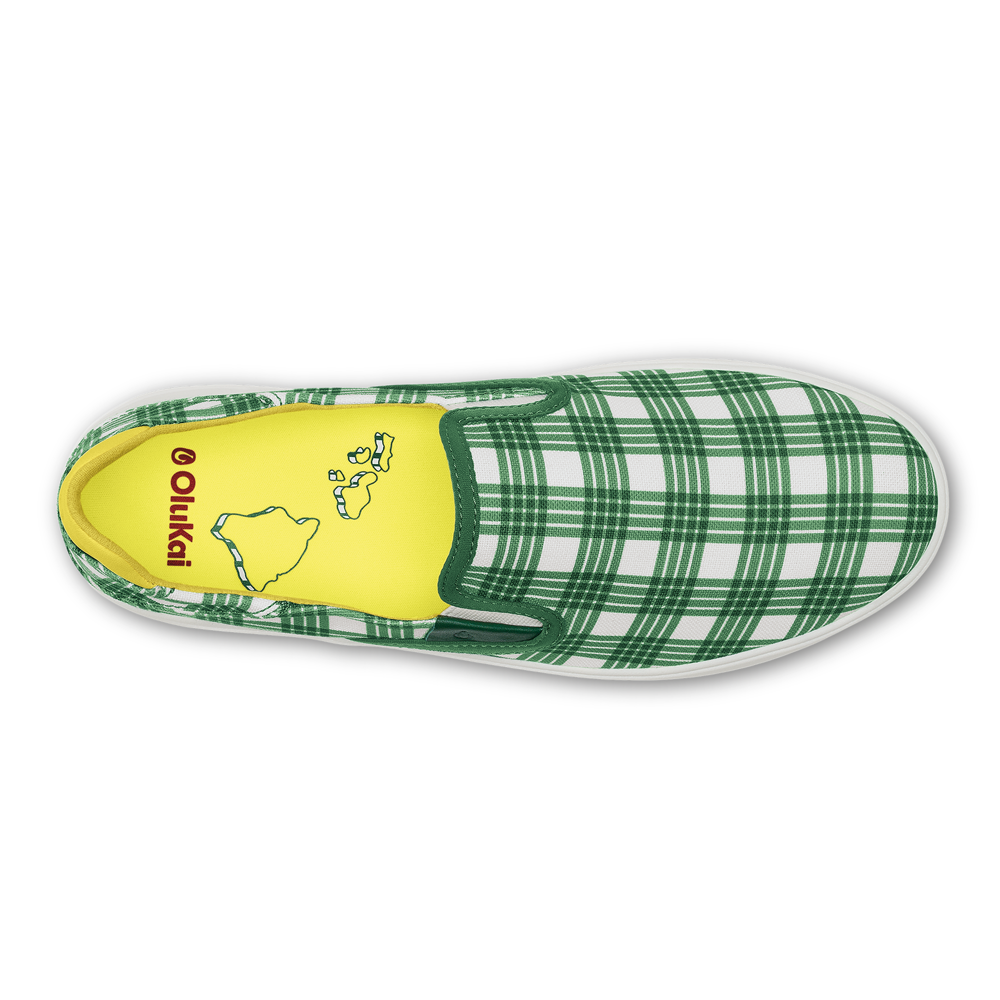 Wai‘alae Slip On - Medium Green / Bright White - Image 7