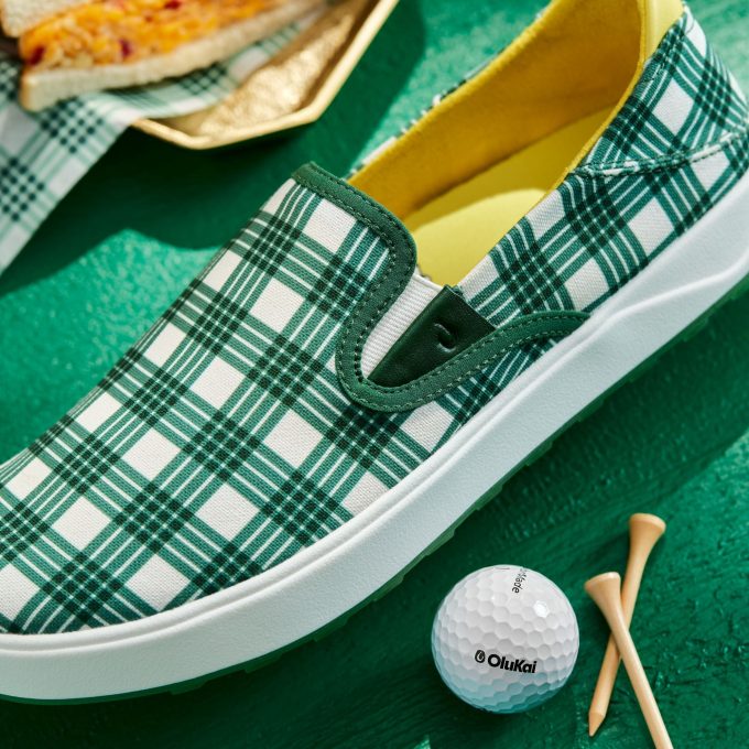 Wai‘alae Slip On - Medium Green / Bright White - Image 4