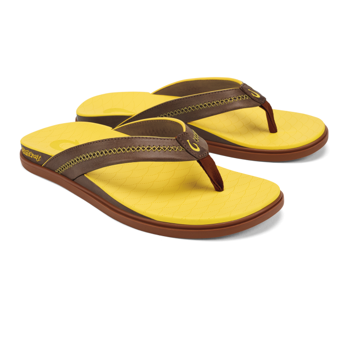 Shoreline  -  Brown Sugar / Yellow Hibiscus - Image 5