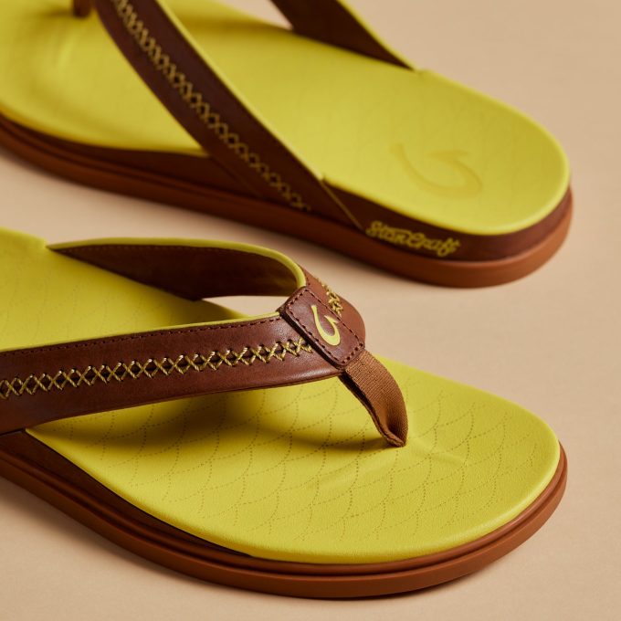Shoreline  -  Brown Sugar / Yellow Hibiscus - Image 3
