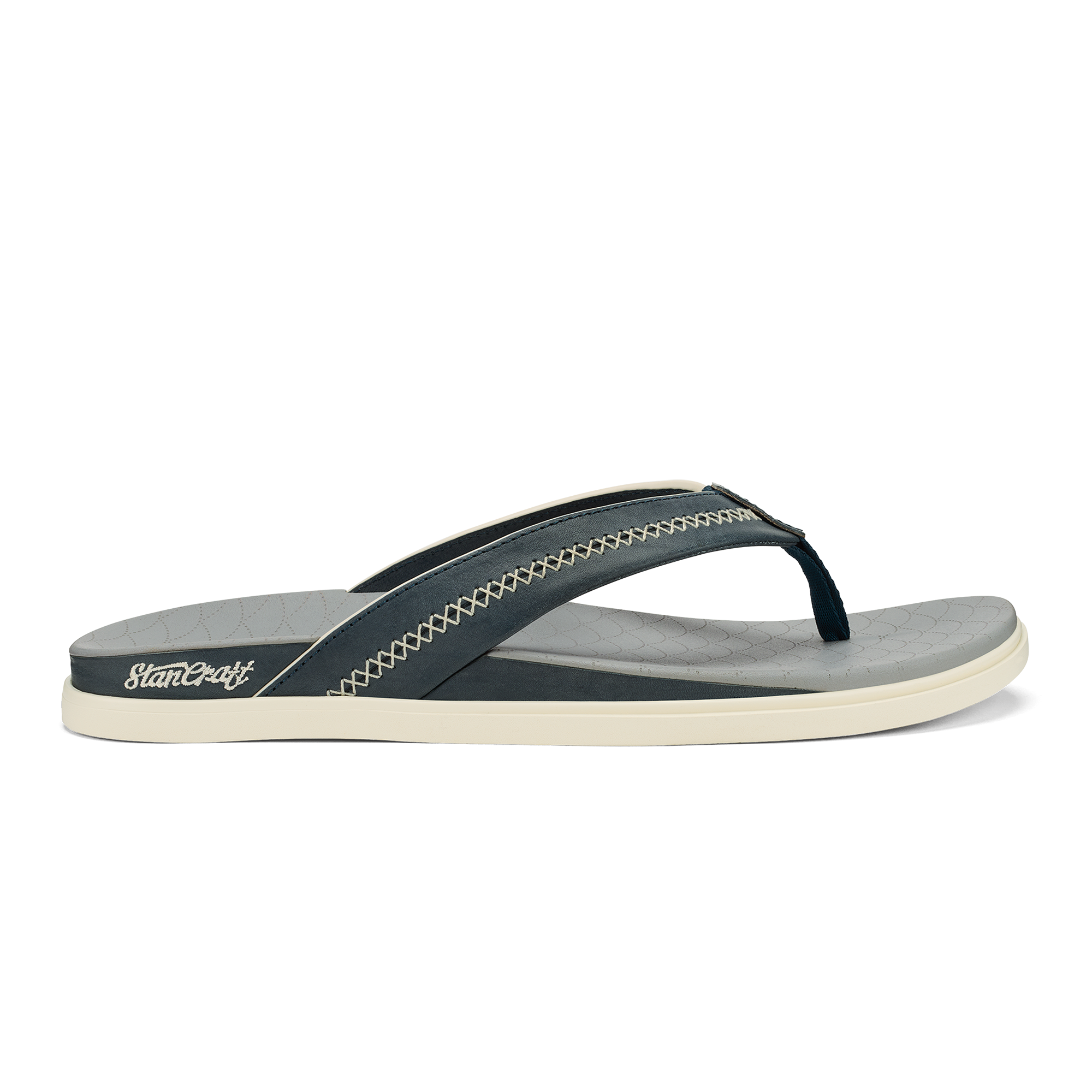 Shoreline  -  Stormy Blue / Pale Grey