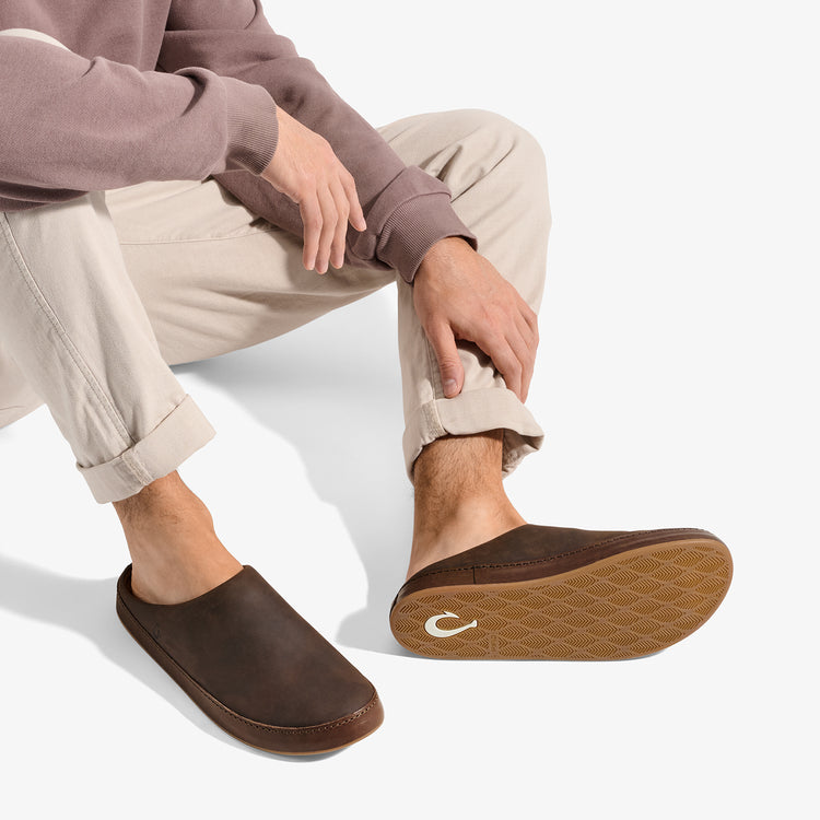 Olukai Kuʻu Men’s Suede Slip-On Shoes - Image 2