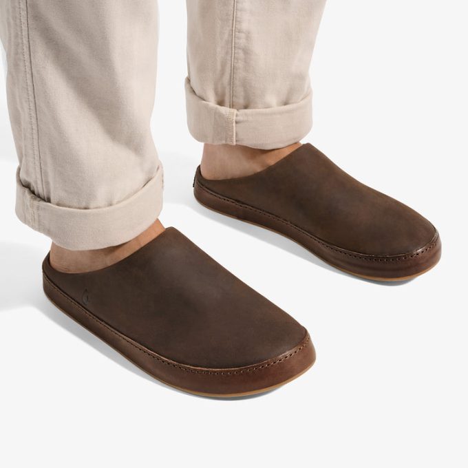 Olukai Kuʻu Men’s Suede Slip-On Shoes - Image 6