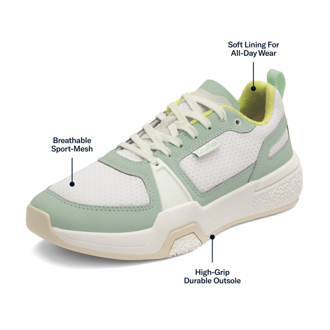 ‘Anau - Bright White / Pale Mint - Image 3