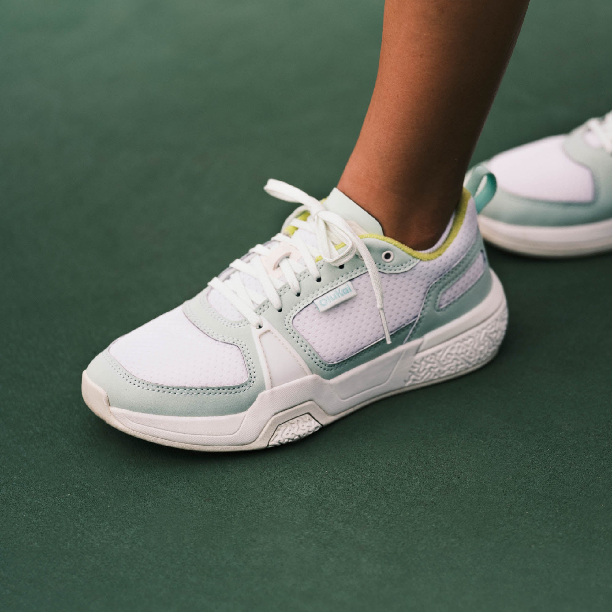 ‘Anau - Bright White / Pale Mint - Image 2
