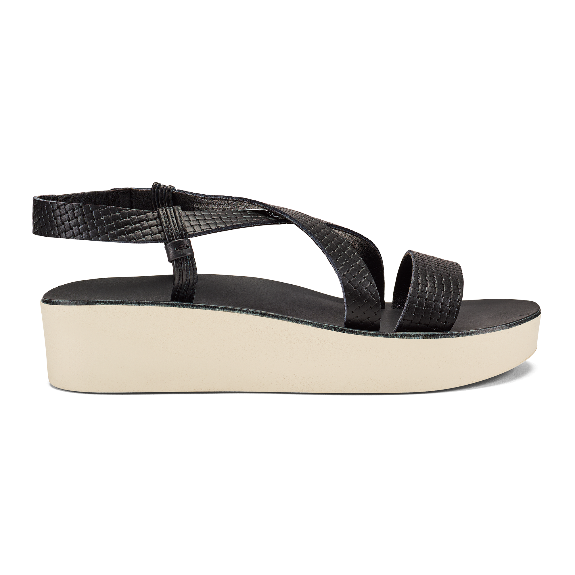 ‘Ōnohi Strappy - Black / White Sand